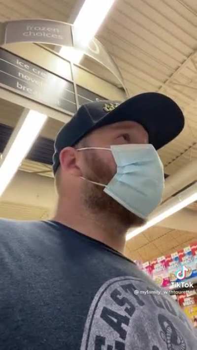 Man who suffers from Tourette’s has to directly approach and explain his condition to someone giving him a hard time