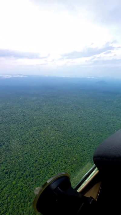 Vastness of Amazon rainforest