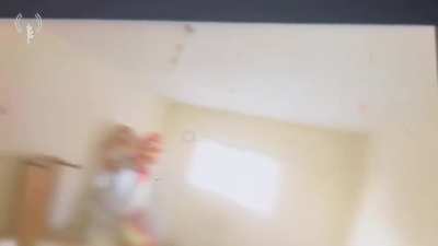 IDF Drone Surprises a Hiding Hamas Militant