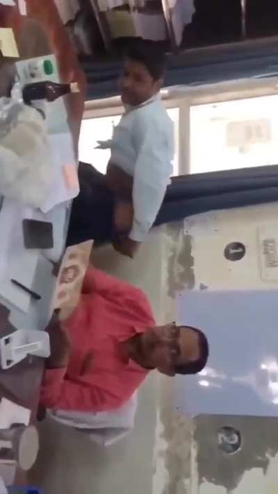 Loco pilot of Lucknow Rail Division pulls down pants to prove that his piles surgery wounds have not yet healed when denied sick leave extension despite providing the medical reports
