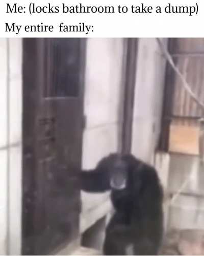 Bro, I've only been in here for ten seconds