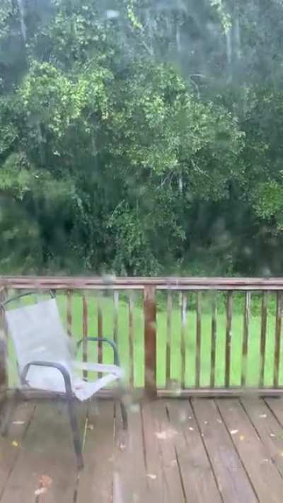 Some of that south Mississippi rain storms, very relaxing after a day of work.