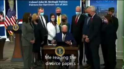 me reading the divorce papers