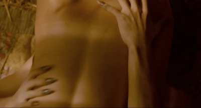 You get to film a scene with Merritt Patterson's big soft knockers swaying in your face, what are you doing to them?