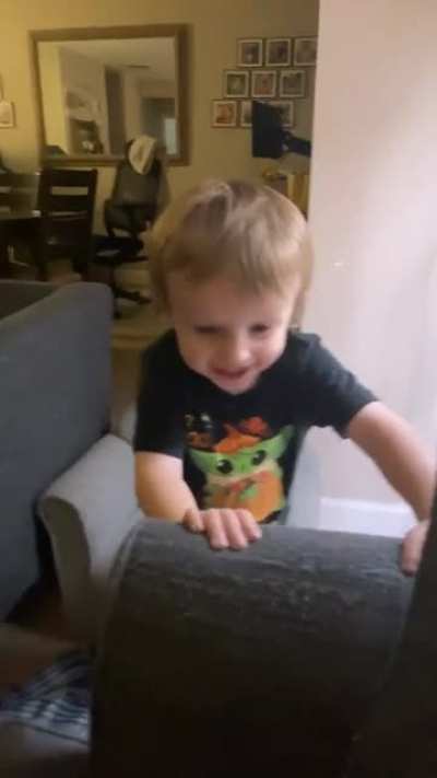 A child getting (mildly) hurt is always funny