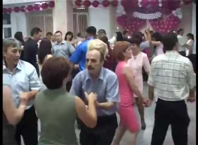 All because of a misstep during a dance at a wedding...