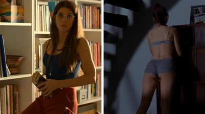 Marisa Tomei in Spider-Man: Homecoming (2017) and The Guru (2002)