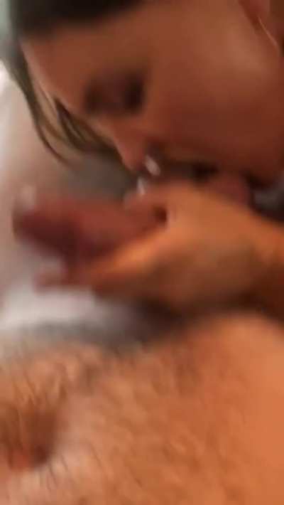 Perfect ball sucking!