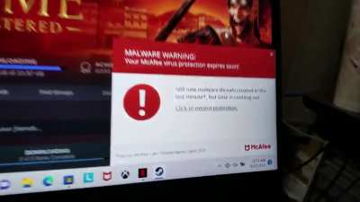 McAfee has detected that you HAVEN'T PAID US YET