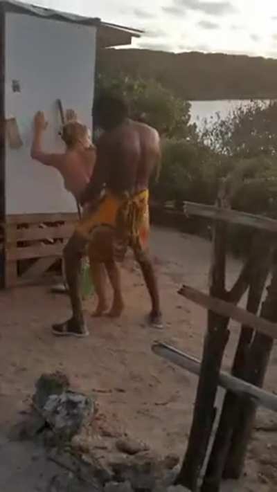 Source and/or name of Blonde public sex bbc