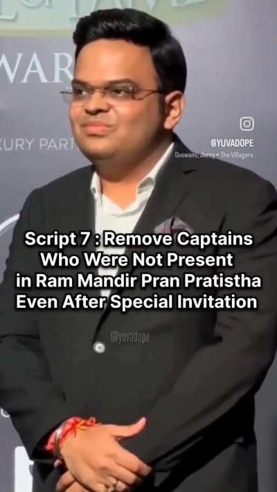 The ultimate script writer ft. Jay Shah
