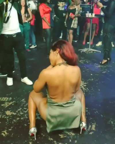 Twerking in public