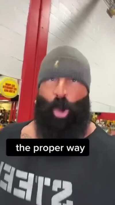 The proper way of walking in front of someone filming their set
