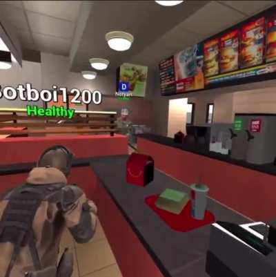 Virtual McDonalds shenanigans ends in a bloodbath