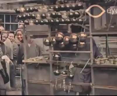 Street vendor in Tokio, 1913