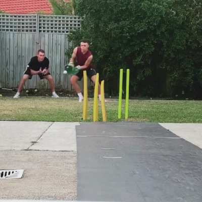 Slip catching practice