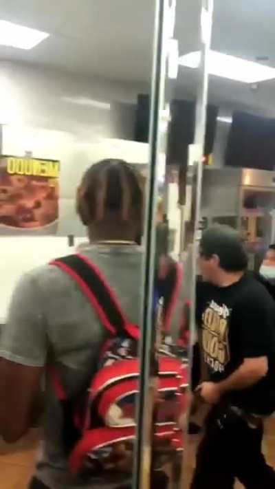All Out brawl at a restaurant or something idk