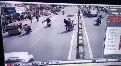 Poor biker