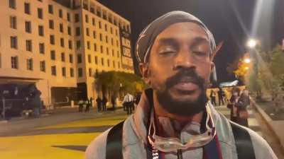 Washington D.C] A man who was at the 
