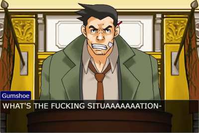 Bread Bank meme but it's Ace Attorney