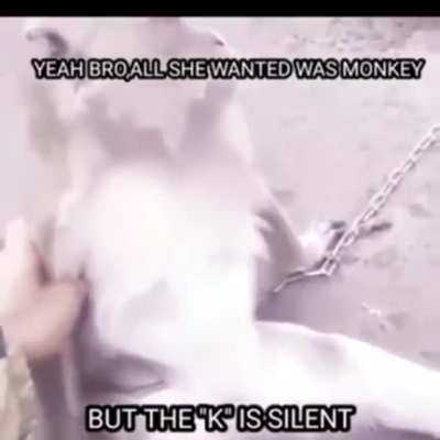 Monke sad