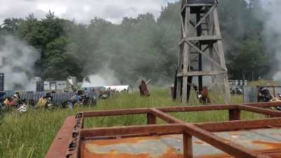 Obi wan kenobi blocking paintballs