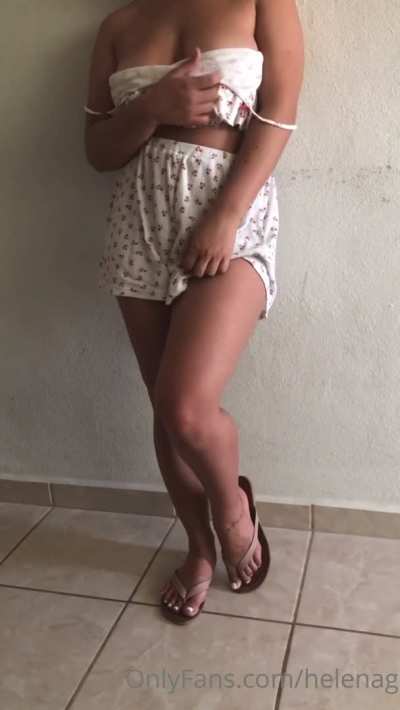 I love getting watched while wearing stuff like this