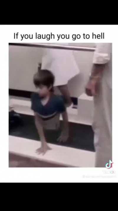 He’s about to juke all the other kids on the park 