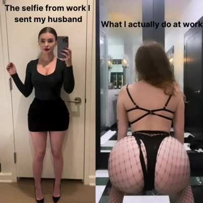 Secretly the office slut