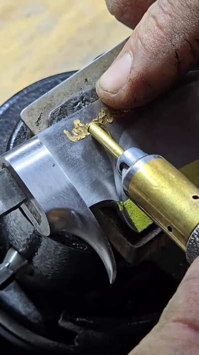 24K gold inlay