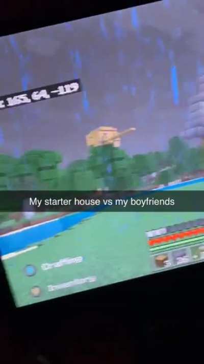 My starter base vs my boyfriend’s