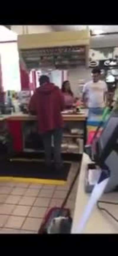 WCGW if I’m a racist and puts my hands on someone