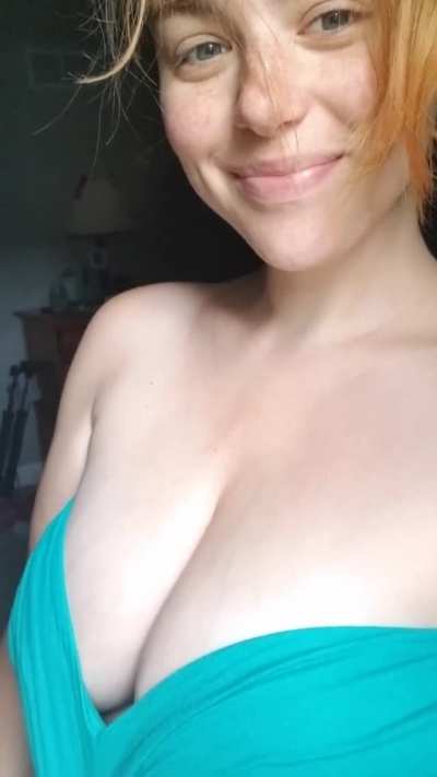 Allow my boobs to improve your day.