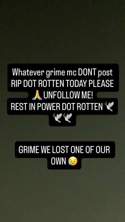 Crazy Titch on Dot Rotten's Death