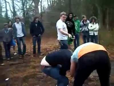typical hair pulling girl fight