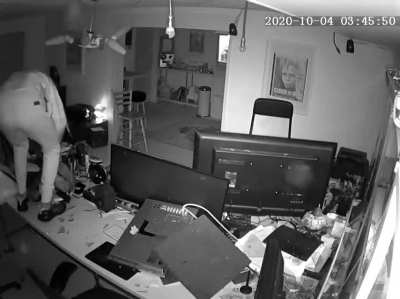 These guys stealing our stuff last weekend.