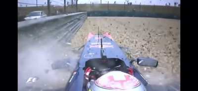 Horner: Thank you Michael, we’ll have the car fixed for the race. Perez on lap 1: