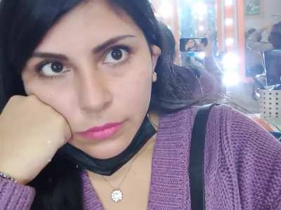Pink lipstick. :)