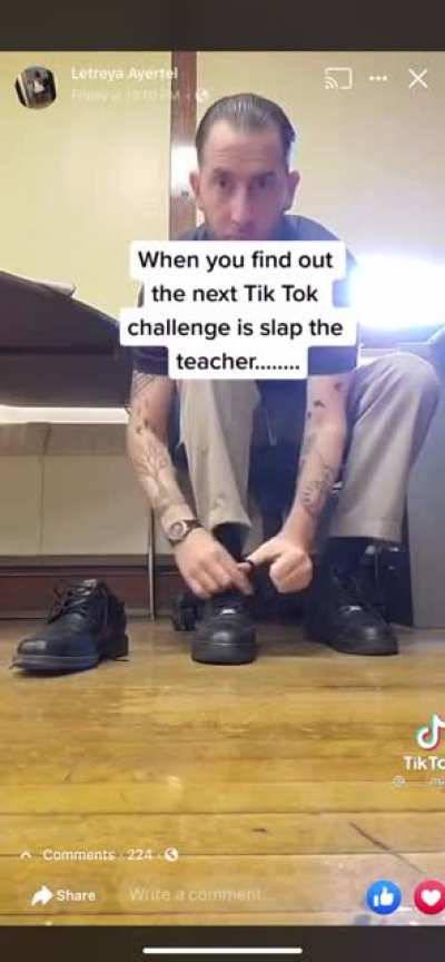 Slap what teacher?