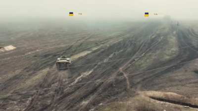 Mechanized assault by Ukraine Aidar battalion on russian positions