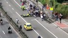 Police hits skateboarders for no reason. BOG-COL #InternationalSkateboarDay
