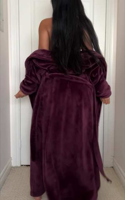 Did your cock get hard before my robe hit the ground?