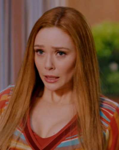 Elizabeth Olsen's orgasmic facial expressions