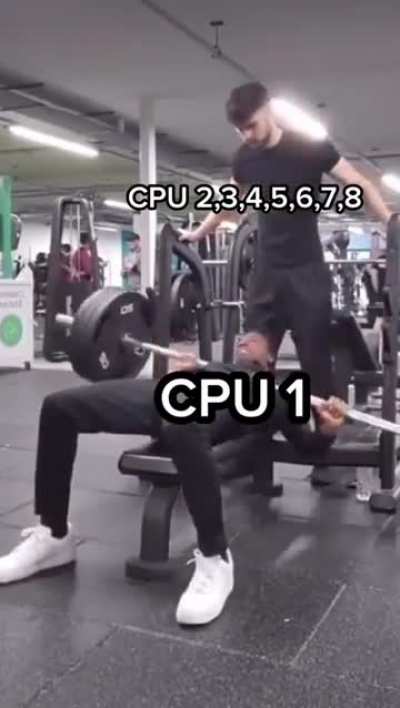 Always the one doing the heavy lifting.