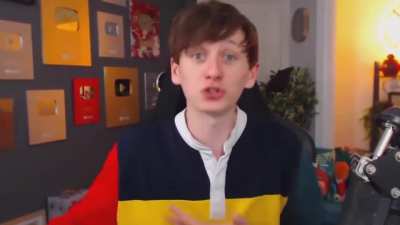 I made a YTP of the 10 mil play button video