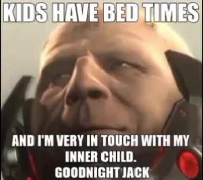 Sundowner goes to bed at 9:30 every night like a good boy