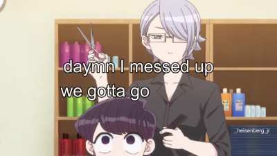 We gotta go bald