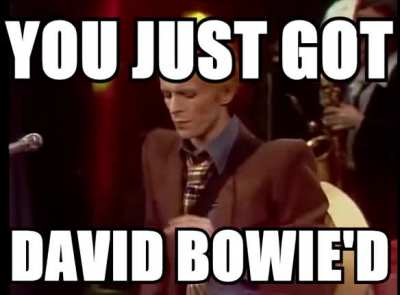 You just got…