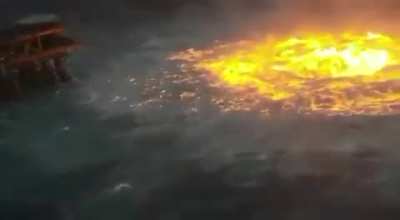 Don't know if it fits but The ocean is on fire in the Gulf of Mexico after a pipeline ruptured. It just might be the worldwide freakout.