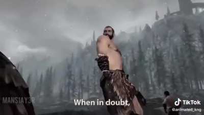 Manly men of Skyrim
